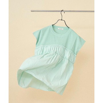 FREAK'S STORE 軍裝風肋紋拼色T恤