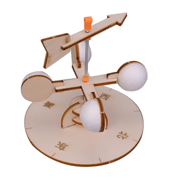 「探夢科學小實驗」STEAM科教 DIY手工製作 科技小製作自製風力風向標科學小手工