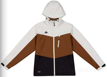 KAPPA 23 中性防水連帽雙層裡外套 高防水 高防風 高透濕 高保溫 321J4TW