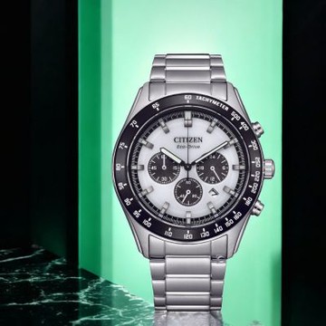 CITIZEN 星辰 急速時刻光動能時計腕錶 男錶 手錶-43mm白 CA4674-58A