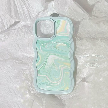 免運·波浪邊漸變暈染適用三星s23ultra手機殼s24fes23+新款s22s21fe個性a15a25a35創意a54a53