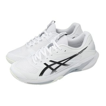 Asics 亞瑟士 網球鞋 Solution Speed FF 4 男鞋 白 黑 抗扭 速度型 1041A532100