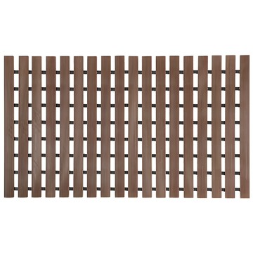 SHIMOYAMA 折疊式PVC浴室防滑排水墊/止滑墊  咖啡色  1個  67 x 43 x 0.7cm