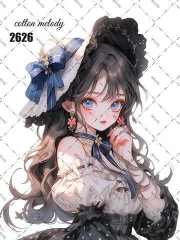 original sticker no.2626 人物貼紙 原創貼紙 原創人物貼紙 裝飾貼紙 cotton melody