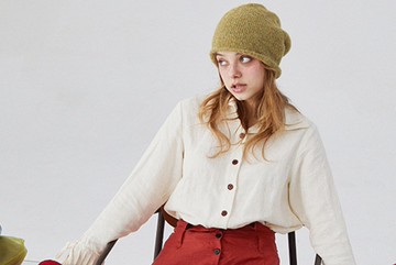 歐式復古 基礎百搭/多色針織堆堆帽子