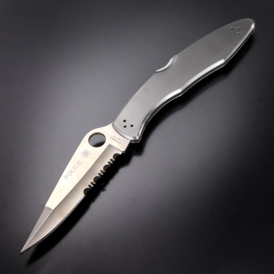 スパイダルコ POLCE ポリス 折りたたみナイフ 半波刃 Spyderco ポリスモデル 折り畳みナイフ フォルダー