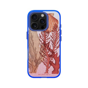 iPhone 16 Pro Clear 激光藍 - Sarah Mafféïs - 珊瑚