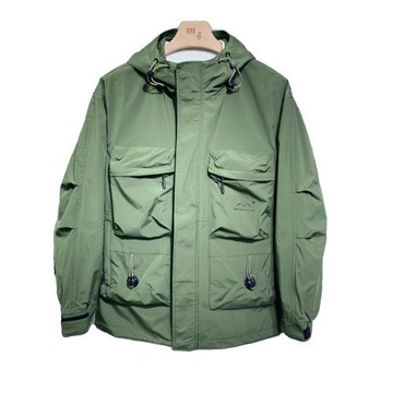 春秋季工裝沖鋒衣夾克男士百搭潮流休閑連帽外套痞帥潮牌修身上衣