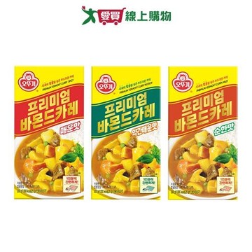 韓國不倒翁-金咖哩塊系列(辛辣/微辣/原味)(200g/盒)【愛買】