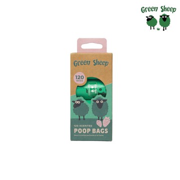 Green Sheep 環保撿便袋(草莓香) 120入