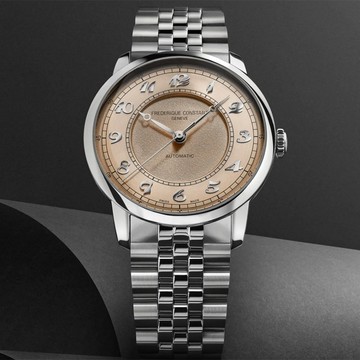 CONSTANT 康斯登 Classics Premiere 鮭魚面自動機械腕錶-38.5mm FC-301SAL3B6B