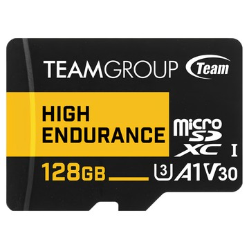 TEAMGROUP 十銓 128GB 監控專用記憶卡 HIGH ENDURANCE Micro SDXC 4K高清  1個