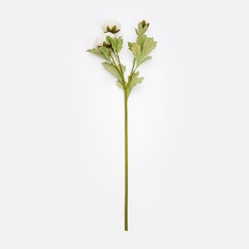 查莉擬真花插茶玫瑰71cm 白