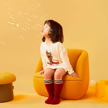 grado 利普兒童沙發 Lip Kid Sofa  沙發坐墩兒童傢俱 - 藕粉