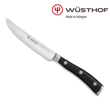 WUSTHOF 德國三叉牌 CLASSIC IKON black 12cm 牛排刀