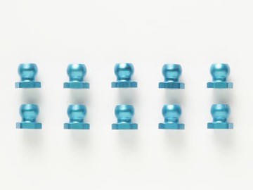 Tamiya OP869 5mm aluminum SHORT ball nut blue / 10