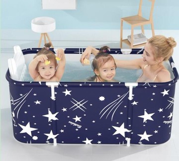 泡澡桶 大人折疊浴缸家用成人全身洗澡神器兒童沐浴桶加厚大號浴盆