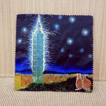 【台灣藝術家-林宗範】擦拭布-迎接新幸福