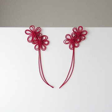 耳環 影、鳥、搖曳・飛舞