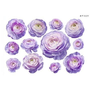 【10月新品4】20-22-0112 裁切紙・拼貼素材 陸蓮花