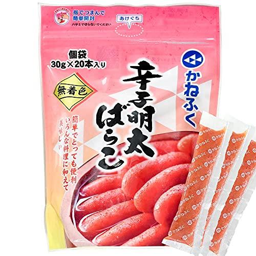 かねふく 無着色 辛子明太ばらこ (2パック(30g×40本))