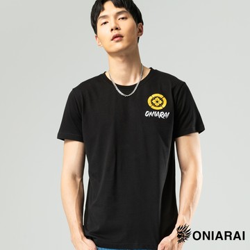 【8折↘結帳2件再88折】和藝術海浪富士山分割短TEE(黑) - BLUE WAY 鬼洗い