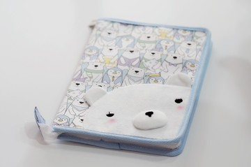 Bucute北極熊好朋友/媽媽手冊/書套/兒童手冊書套/書