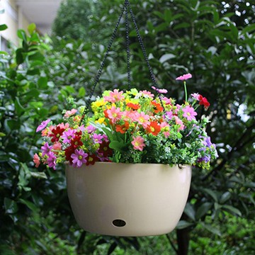 南葉 誠信樹脂塑料花盆 懶人儲水吊盆垂吊植物花盆 HG-2982