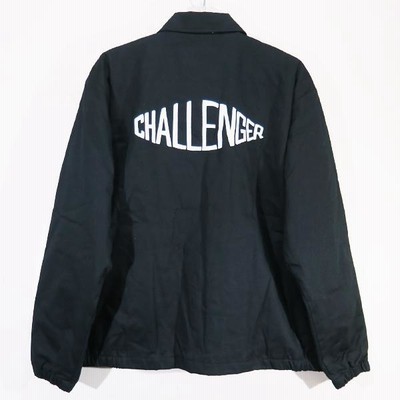CHALLENGER ブラックジャケット CHALLENGER - TRACK ZIP JACKET - BLACK – JAKS GARAGE