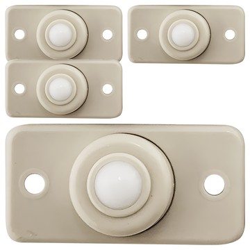 SHIMOYAMA 膠帶式腳輪 4.7 x 2.4 x 1.3cm 4個  白色  1組