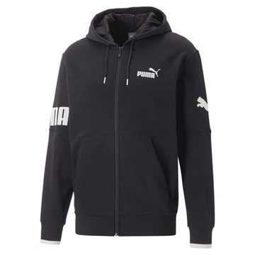 PUMA 基本系列Puma Power 男連帽外套-黑-67332701