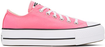Converse 粉色 Chuck Taylor All Star Lift 高帮运动鞋