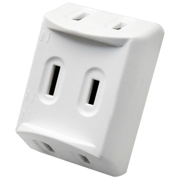 威電cb-2032 高耐熱 三面插座 (台灣製造 1650w 15a 125vac)