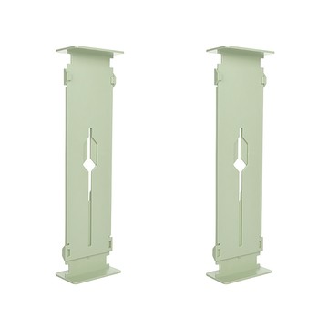 小麥購物 自由伸縮式抽屜隔板收3納分隔板 2件組 L413  1組  8.8 x 5.2 x 32.6cm  綠色