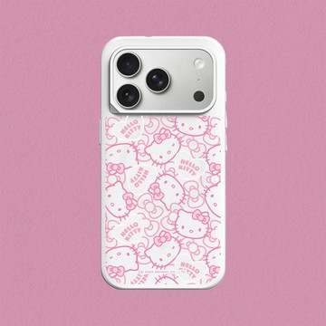 SolidX吸震緩衝防摔磁吸手機殼|Hello Kitty/粉紅愛心 for iPhone