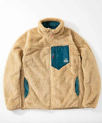 【毒】CHUMS Bonding Fleece 刷毛保暖外套 卡其 男款【APP下單10%回饋】