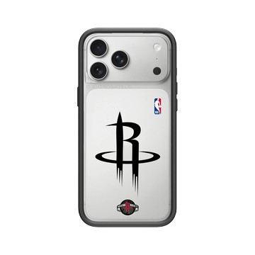 iPhone 17 Pro Max Mod NX -邊框背蓋組合 (相機按鈕) 黑 - NBA - B&W-休士頓火箭 Houston Rockets B&W