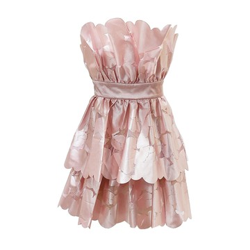 PINKO粉色花洋裝