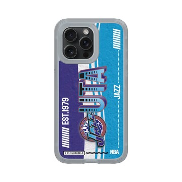 iPhone 15 Pro Max AirX 流變灰 - NBA - 復古球員卡-猶他爵士 Utah Jazz - Vintage Card