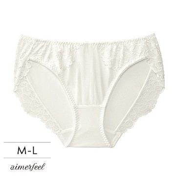 aimerfeel 蕾絲拉提 三角內褲  單品內褲-671321-W
