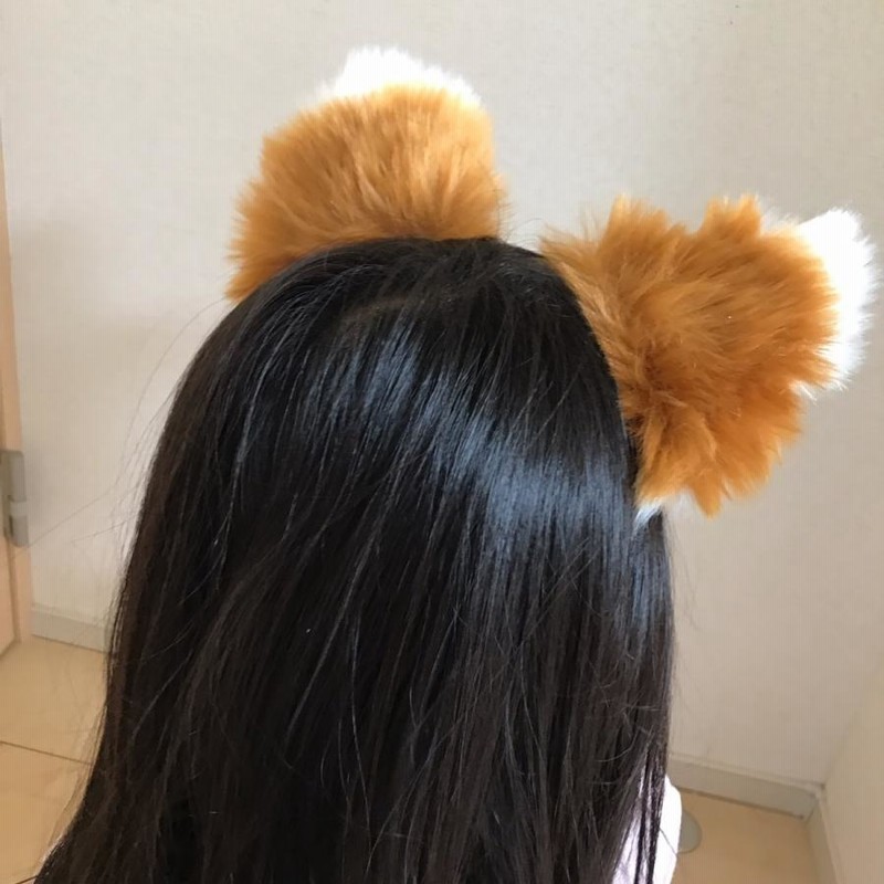 キツネ耳カチューシャ コスプレ きつねダンス 応援 日ハム 野球