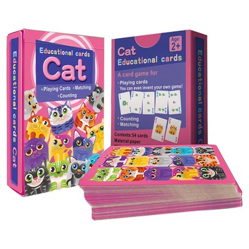 ROYAL 樂友 益智教育撲克牌 - Matching Vocabulary  貓咪  1盒