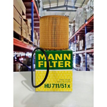 【4%點數】『油工廠』MANN 油芯 HU 711/51x Focus Mondeo KUGA TDCI 機油芯 機油濾芯 MINI【樂天APP下單限定】