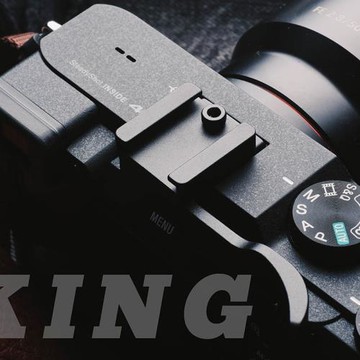 【King原創】適用于索尼指柄A7CII冷靴指柄麥克風冷靴支架A7CR