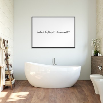 為自己充電 - 清新簡約風文字掛畫/放鬆小品/邊櫃擺設/開店送禮
