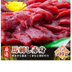 熊本直送　ブロック肉　赤身500g(南阿蘇村)