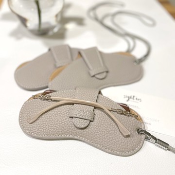 時尚荔枝皮紋╳軟質眼鏡套_附掛繩