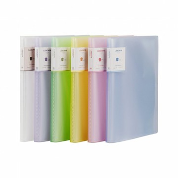 【史代新文具】連勤LANCHYN LC-8130 PP果凍色小背卡30入資料簿/檔案夾/資料夾/文件夾