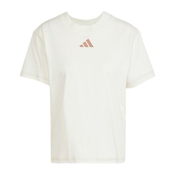 Adidas W ALL SZN G TEE JN7384 女 T恤 運動上衣 休閒短袖 舒適 穿搭 米白