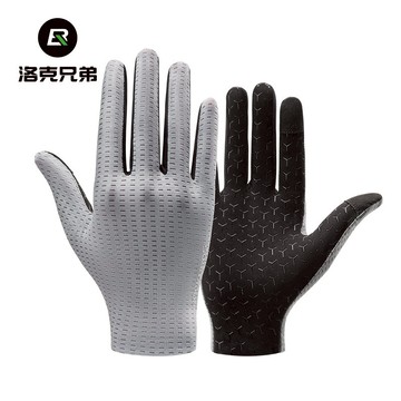 ROCKBROS洛克兄弟旗艦店 手套 騎行手套 公路车騎行手套 长指半指手套 自行車运动手套 冬天騎行手套 騎行保暖手套